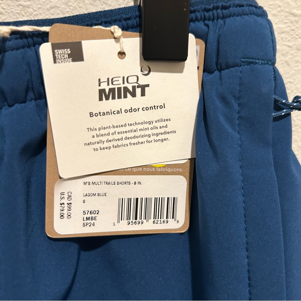Patagonia Trail Liner Shorts – Men’s Small – Lagom Blue – 8" Inseam – NWT - Picture 5 of 5